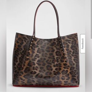 Christian Louboutin cabarock large in pony kitty leather NWT